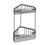 Sapho Gedy Smart - Tablette d'angle en fil métallique, noir mat 2482-14