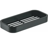 Sapho Gedy Smart - Tablette de douche 241x30x111 mm, noir mat 321814