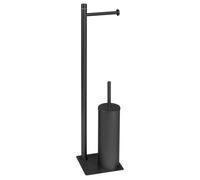 Sapho Gedy Trilly - Porte papier-toilette et brosse WC, noir mat TR3214