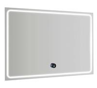 Sapho Gemini - Miroir avec éclairage LED et chauffage, 100x70 cm, capteur tactile GM100K