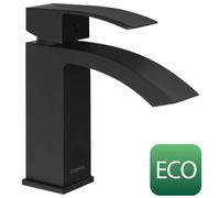 Sapho Ginko - Mélangeur de lavabo, ECO, noir mat 1101-02B-01