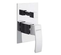 Sapho Ginko - Mitigeur encastré de douche, 2 sorties, chrome 1101-42