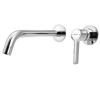 Sapho Iconic - Mitigeur de lavabo encastré, installation 2 trous, avec corps d'encastrement, chrome AF008