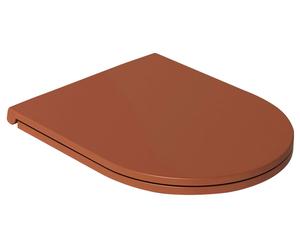 Sapho Infinity - Siège WC, Slim, SoftClose, terracotta 40KF0548I-S