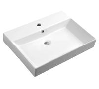 Sapho Kare - Meuble-lavabo Kare 60x46 cm, avec un trou pour robinet, blanc 17060