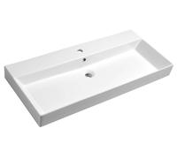 Sapho Kare - Meuble-lavabo Kare 98x46 cm, avec un trou pour robinet, blanc 17100