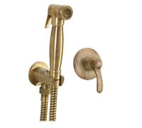 Sapho Kirké - Mitigeur de bidet encastré, avec douchette et corps d'encastrement, bronze KI41B-01