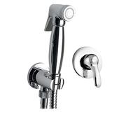 Sapho Kirké - Mitigeur de bidet encastré, avec douchette et corps d'encastrement, chrome KI41C-01