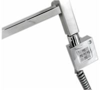 Sapho KTX - Barre chauffante électrique avec thermostat, 800 W, chrome KTX-C-800