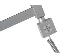Sapho KTX - Tige de chauffage avec thermostat, 300 W, argent KTX-S-300