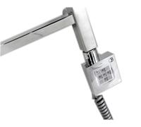 Sapho KTX - Tige de chauffage électrique avec thermostat, 800 W, chrome KTX-C-800