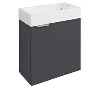 Sapho Latus - Meuble lavabo 50x50x25 cm, anthracite mat LT410-3434