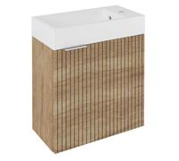 Sapho Latus - Meuble lavabo 50x50x25 cm, chêne Alabama LT410-2322