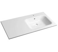 Sapho - Lavabo 101x52 cm, avec trop-plein, trou pour robinetterie, blanc AC101R