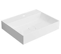 Sapho - Lavabo Twig, 60x47 cm, avec un trou pour robinet, blanc TW060