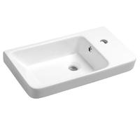 Sapho - Lavabo Luxa 55x30 cm, avec un trou pour robinet, blanc 11054