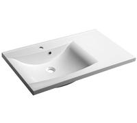 Sapho Lucia - Lavabo 900x480 mm, avec trop-plein, trou pour robinet, blanc 50093