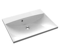 Sapho Maria - Lavabo 60x46 cm, avec trop plein, sans trou pour mitigeur, blanc MA060-0