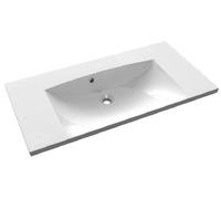 Sapho Maria - Lavabo de meuble 900x460 cm, avec trop-plein, sans trou de robinet, blanc MA090-0