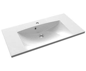 Sapho Maria - Meuble lavabo 900x460 mm, avec trop-plein, trou pour robinet, blanc MA090