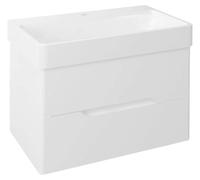 Sapho Mediena - Meuble lavabo 76x51x49 cm, blanc mat MD080