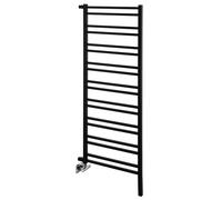 Sapho Metro Space - Sèche-serviettes 55x143 cm, 525 W, noir mat IR438B
