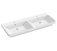 Sapho - Meuble-lavabo double THALIE 120, 120x46 cm, blanc TH11120