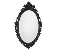 Sapho - Miroir dans un cadre 80x100 cm, noir IN357