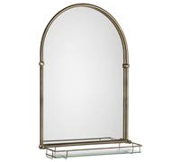Sapho - Miroir Tiga 48x67 cm, avec étagère, bronze HZ206
