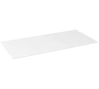Sapho, modèle Platte, revêtement Rockstone, dimensions 960 x 12 x 445 mm, finition blanche mate