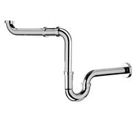 Sapho Omp Tea Siphons - Siphon de lavabo, encombrement réduit, chrome 126.013.5H