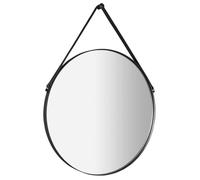 Sapho Orbiter - Miroir avec charnière, diamètre 70 cm, noir mat ORT070