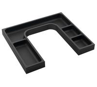 Sapho - Organiseur de tiroir Lindo 372x36x323 mm, anthracite LD001