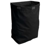 Sapho - Panier à linge en tissu 31x50x23 cm, noir UPK350B