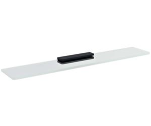 Sapho Pirenei - Étagère, longueur 50 cm, verre transparent/noir MY009B-13