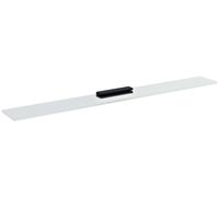 Sapho Pirenei - Étagère, longueur 80 cm, verre transparent/noir MY009B-16