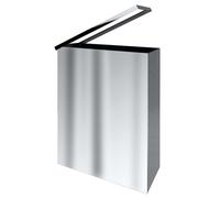 Sapho - Poubelle mural 25 l, inox brossé XP006