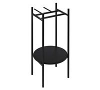 Sapho Puno - Console métallique pour lavabo, noir SKA380-2