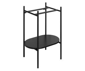 Sapho Puno - Console métallique pour lavabo, noir SKA590-2