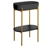 Sapho Puno - Meuble avec lavabo 55x86x36 cm, doré mat/noir SKA570-5-01