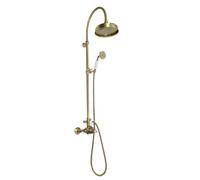 Sapho Reitano Rubinetteria Antea - Colonne de douche avec thermostat, 20 cm, bronze SET046