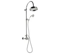 Sapho Reitano Rubinetteria Antea - Colonne de douche avec thermostat encastré, 20 cm, chrome SET041