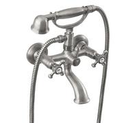 Sapho Reitano Rubinetteria Antea - Mitigeur de baignoire avec accessoires, nickel 3018