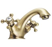 Sapho Reitano Rubinetteria Antea - Mitigeur de lavabo avec bonde, bronze 3176