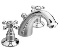 Sapho Reitano Rubinetteria Antea - Mitigeur de lavabo avec bonde, installation 3 trous, chrome 3021