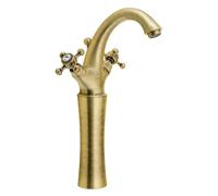Sapho Reitano Rubinetteria Antea - Mitigeur de lavabo avec garniture de vidage, hauteur 30 cm, bronze 3276L