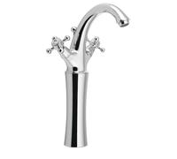 Sapho Reitano Rubinetteria Antea - Mitigeur de lavabo avec garniture de vidage, hauteur 30 cm, chrome 3271L