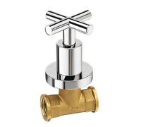 Sapho Reitano Rubinetteria Axia - Robinet refermable encastré avec corps d'encastrement, chaude, chrome 505H