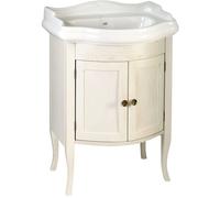 Sapho Retro armoire 60x45x93 cm sous-lavabo sur pied blanc 1684