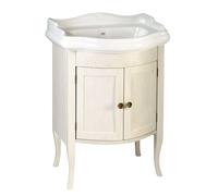 Sapho Retro - Meuble lavabo 60x80x45 cm, blanc antique 1684
